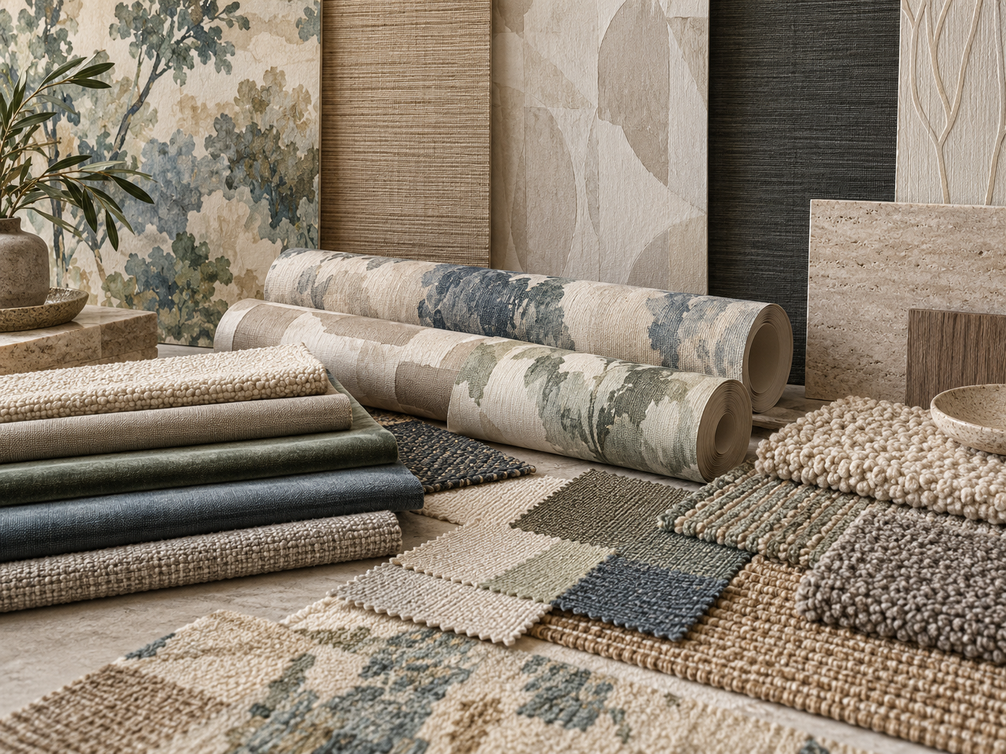 Decorative wallcoverings and textiles